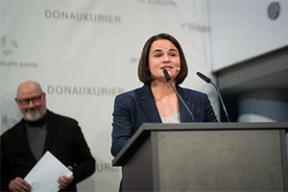 Святлана Ціханоўская: «Я прысвячаю гэтую прэмію беларусам»